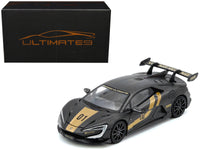 Inno Models Yangwang U9 number 01 APA XPO 2025 carbon gold 1:64 IN64-YW-APA25, product image 1