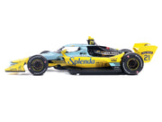Dallara IndyCar #21 Christian Rasmussen "Splenda" Ed Carpenter Racing (Road Course Configuration) "NTT IndyCar Series" (2026) 1/18 Diecast Model Car by IXO Models image 2