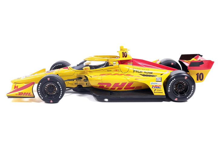 Dallara IndyCar #10 Alex Palou "DHL" Chip Ganassi Racing (Road Course Configuration) "NTT IndyCar Series" (2026) 1/18 Diecast Model Car by IXO Models image 2