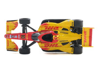 Dallara IndyCar #10 Alex Palou "DHL" Chip Ganassi Racing (Road Course Configuration) Champion "NTT IndyCar Series" (2025) with Trading Card 1/64 Diecast Model Car by IXO Models image 5