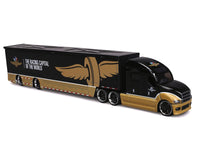 Indianapolis Motor Speedway Hauler Black and Gold 1/64 Diecast Model Car by IXO Models image 3