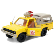 Pizza Planet Truck Yellow (Weathered) with Beige Camper "Toy Story" (1995) Movie "Hollywood Rides" Series 1/32 Diecast Model Car by Jada image 2