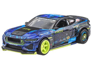 2024 Ford Mustang RTR Spec 5-FD Dark Blue with Graphics "Circuit Legends" Series Diecast Model Car by Hot Wheels image 2
