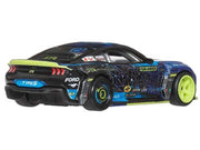 2024 Ford Mustang RTR Spec 5-FD Dark Blue with Graphics "Circuit Legends" Series Diecast Model Car by Hot Wheels image 3