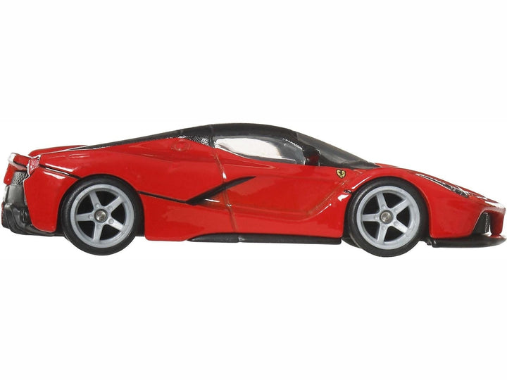 Ferrari LaFerrari Red with Black Top "Euro Speed" Series Diecast Model Car by Hot Wheels image 2