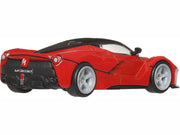 Ferrari LaFerrari Red with Black Top "Euro Speed" Series Diecast Model Car by Hot Wheels image 3