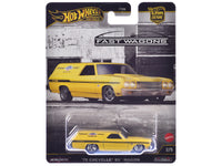 1970 Chevrolet Chevelle SS Wagon "Yenko" Yellow "Fast Wagons" Series Diecast Model Car by Hot Wheels image 3