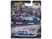 Volvo 850 Estate Wagon #25 Blue and White "Fast Wagons" Series Diecast Model Car by Hot Wheels image 3