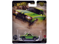 Subaru BRAT Utility Truck Green Metallic with Stripes "HW Off Road" Series Diecast Model Car by Hot Wheels image 3