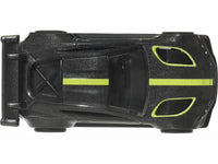 Aston Martin Vantage GTE Dark Gray Metallic with Lime Green Stripes "Euro Speed" Series Diecast Model Car by Hot Wheels image 4
