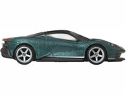 Automobili Pininfarina Battista Green Metallic with Black Top "Euro Speed" Series Diecast Model Car by Hot Wheels image 3