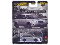 Subaru Forester STI Silver Metallic "Fast Wagons" Series Diecast Model Car by Hot Wheels image 3