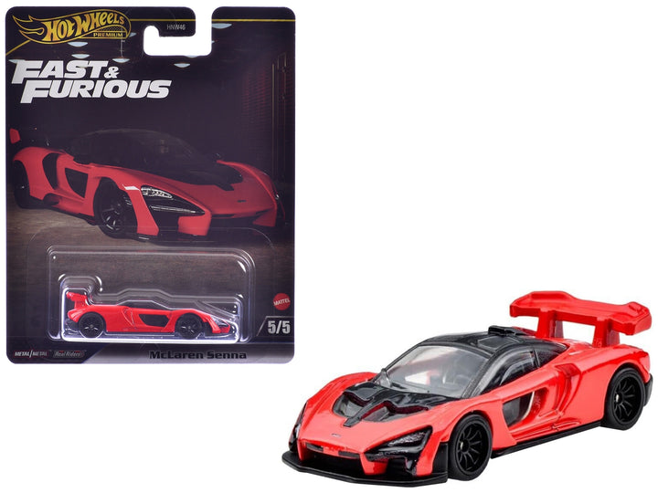McLaren Senna Red "Fast X" (2023) Movie "Fast & Furious" Series Diecast Model Car by Hot Wheels image 2