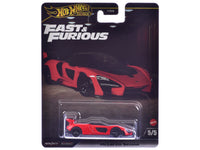 McLaren Senna Red "Fast X" (2023) Movie "Fast & Furious" Series Diecast Model Car by Hot Wheels image 3