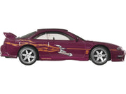 Nissan 240SX (S14) RHD (Right Hand Drive) Maroon with Graphics "The Fast and the Furious" (2001) Movie "Fast & Furious" Series Diecast Model Car by Hot Wheels image 2