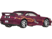 Nissan 240SX (S14) RHD (Right Hand Drive) Maroon with Graphics "The Fast and the Furious" (2001) Movie "Fast & Furious" Series Diecast Model Car by Hot Wheels image 3