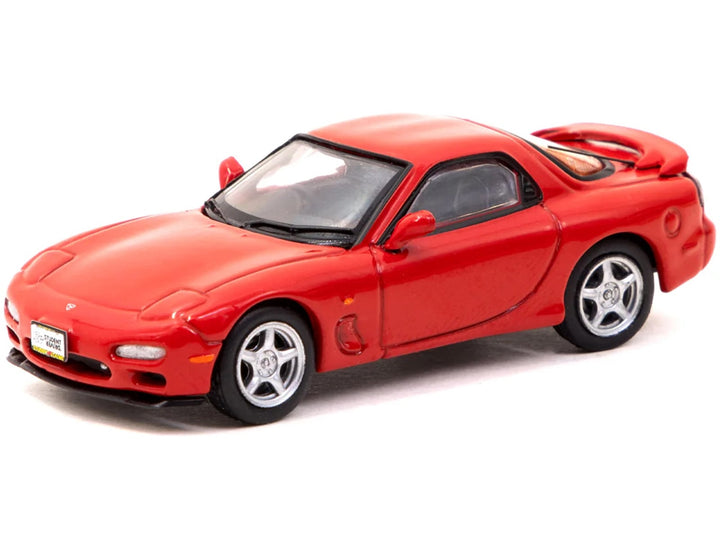 Mazda RX-7 FD3S RHD (Right Hand Drive) Red "Student Driver" "J Collection" Series 1/64 Diecast Model by Tarmac Works image 2
