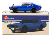Nissan Skyline 2000GT-R KPGC110 RHD (Right Hand Drive) Blue Metallic "J Collection" Series 1/64 Diecast Model by Tarmac Works image 4