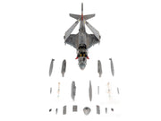 Grumman EA-6B Prowler Attack Aircraft "VAQ-136 Gauntlets USS George Washington" (2012) United States Navy 1/72 Diecast Model by JC Wings image 5