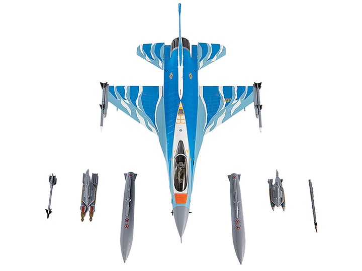 Lockheed F-16C Fighting Falcon Fighter Aircraft "309th Fighter Squadron 56th Operations Group Wild Ducks" (2022) United States Air Force 1/72 Diecast Model by JC Wings image 2