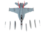 Boeing EA-18G Growler Aircraft "VAQ-132 Scorpions" United States Navy 1/72 Diecast Model by JC Wings image 3