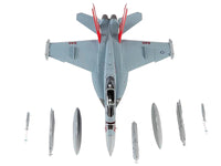 Boeing EA-18G Growler Aircraft "VAQ-132 Scorpions" United States Navy 1/72 Diecast Model by JC Wings image 3