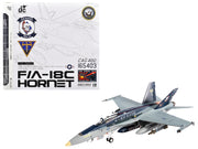 McDonnell Douglas F/A-18C Hornet Aircraft "VFA-34 Blue Blasters USS Carl Vinson Last Cruise" (2018) United States Navy 1/72 Diecast Model by JC Wings image 4