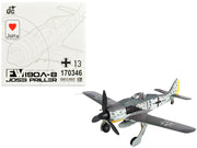 Focke-Wulf Fw 190A-8 Fighter Aircraft "JG 26 Schlageter France" (1945) German Luftwaffe 1/72 Diecast Model by JC Wings image 4
