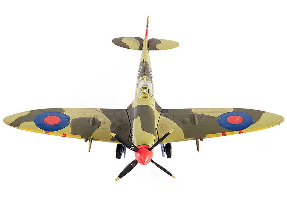 Supermarine Spitfire MK IXC Fighter Aircraft "Royal Air Force Ldr. Stanislav Skalsk Polish Combat Team North Africa" (1943) 1/72 Diecast Model by JC Wings image 2