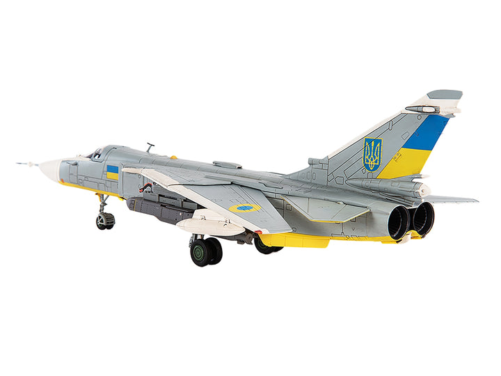 Sukhoi Su-24M Fencer-D Bomber Aircraft "Ukraine War" (2023) Ukrainian Air Force 1/72 Diecast Model by JC Wings image 2