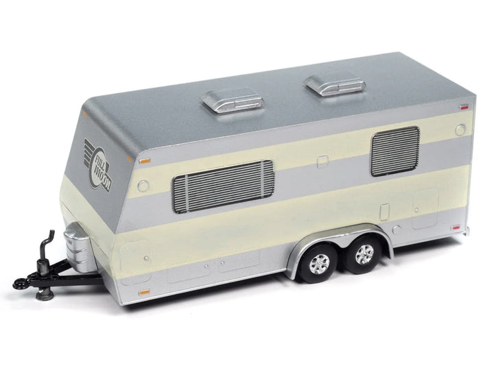 1953 Buick Super Cream with Travel Trailer Limited Edition "Tow & Go" Series 1/64 Diecast Model Car by Johnny Lightning image 2