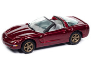 2003 Chevrolet Corvette Convertible "50th Anniversary" Anniversary Red Metallic "Classic Gold Collection" 1/64 Diecast Model Car by Johnny Lightning image 2