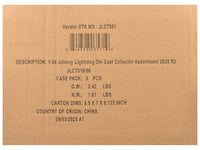 Johnny Lightning Collector's Tins 2025 Release 3 six-vehicle assortment.