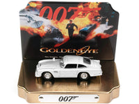 Johnny Lightning Aston Martin DB5 in silver, GoldenEye collectible-tin release.