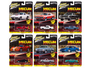 "Muscle Cars USA" 2025 Release 3 Set B of 6 pieces "MECUM Auctions" 1/64 Diecast Model Cars by Johnny Lightning
