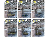 Johnny Lightning Military 2024 Release 2 Set B six-vehicle assortment.