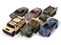 Johnny Lightning Military 2025 Release 1 Set A six-vehicle assortment.