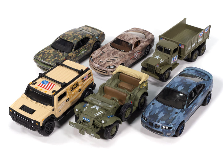 "Military" Set A of 6 pieces 2025 Release 1 Limited Edition Diecast Models by Johnny Lightning image 2
