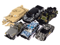 Johnny Lightning Military 2025 Release 2 Set A six-vehicle assortment.
