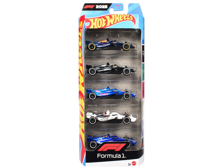 2025 Formula 1 World Championship 5 piece Set Diecast Model Cars by Hot Wheels image 2