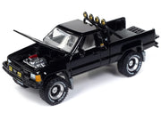 1985 Toyota SR5 Pickup Truck Black "Mystery Matinee" Movie Pop Culture 2024 Release 1 1/64 Diecast Model Car by Johnny Lightning