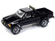 1985 Toyota SR5 Pickup Truck Black "Mystery Matinee" Movie Pop Culture 2024 Release 1 1/64 Diecast Model Car by Johnny Lightning image 2