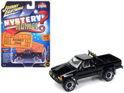 1985 Toyota SR5 Pickup Truck Black "Mystery Matinee" Movie Pop Culture 2024 Release 1 1/64 Diecast Model Car by Johnny Lightning image 3