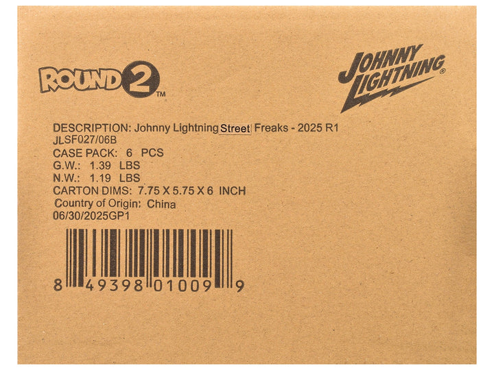 "Street Freaks" 2025 Release 1 Set B of 6 Cars 1/64 Diecast Model Cars by Johnny Lightning image 2