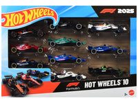 2025 Formula 1 World Championship 10 piece Set Diecast Model Cars by Hot Wheels image 3