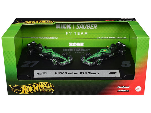 Hot Wheels 2025 Kick Sauber F1 Team Formula One two-piece set JMM92, product image 1