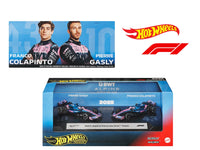"BWT Alpine Formula One Team" Formula One F1 World Championship (2025) 2 Piece Set Diecast Model Cars by Hot Wheels image 3