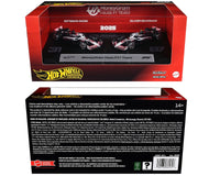 "MoneyGram Haas F1 Team" Formula One F1 World Championship (2025) 2 Piece Set Diecast Model Cars by Hot Wheels image 3