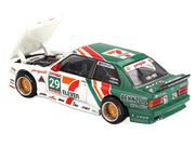 BMW M3 "Kaido Works Larry Chen V1" #29 "7-Eleven" White and Green with Graphics (Designed by Jun Imai) "Kaido House" Special 1/64 Diecast Model Car by Mini GT image 4