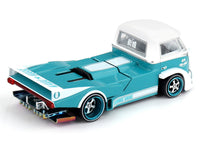 Volkswagen T1 "Kaido Works V1" Truck Turquoise with White Top and Stripes (Designed by Jun Imai) "Kaido House" Special 1/64 Diecast Model Car by Mini GT image 5